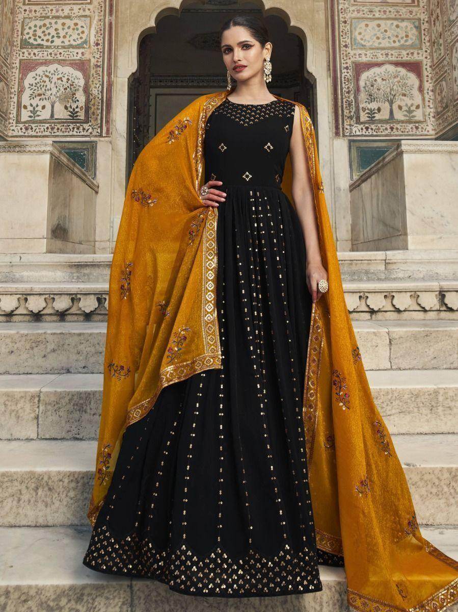 black-sequins-work-georgette-festival-wear-gown-with-dupatta-s-g-11
